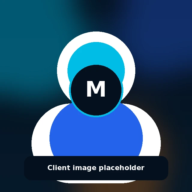 Testimonial visual placeholder for Mike