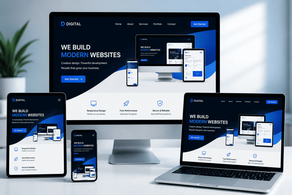Service visual placeholder for Website Design and Development